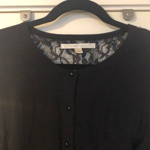 Lauren Conrad black cardigan